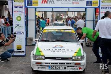 San Juan, escenario de la protocolaria ceremonia de salida del Rallye de Telde (Foto Francisco Javier Santana)